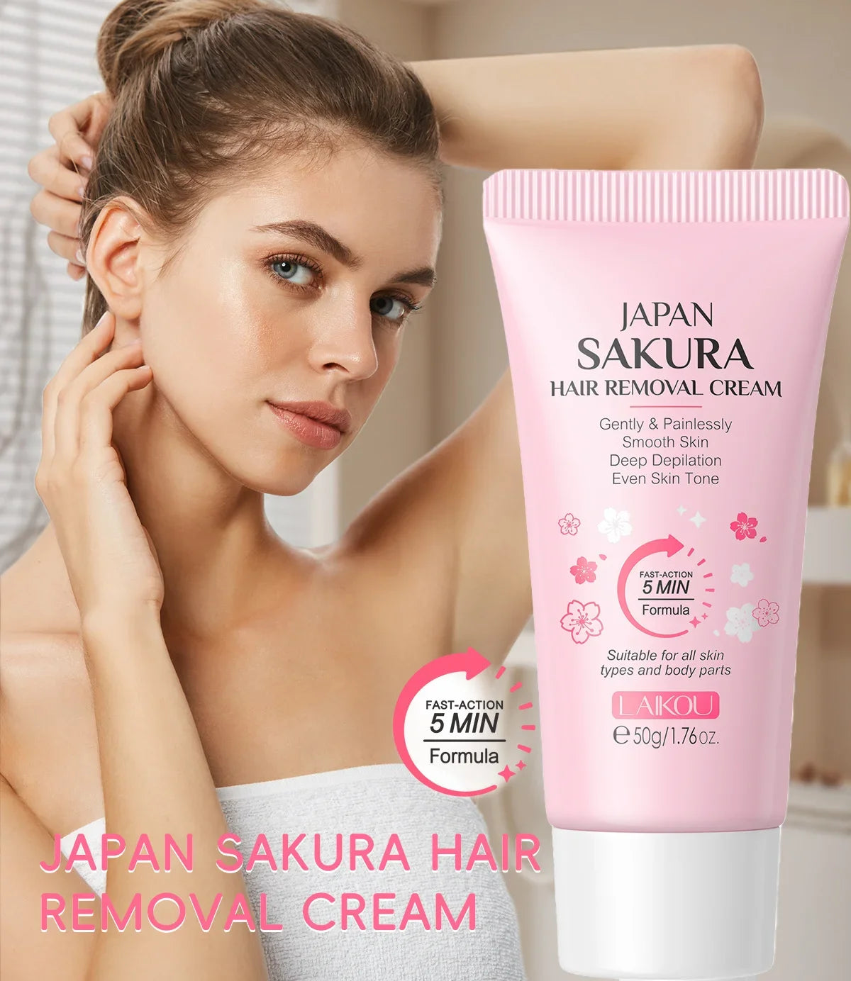 Hair Removal Cream for Sensitive Skin